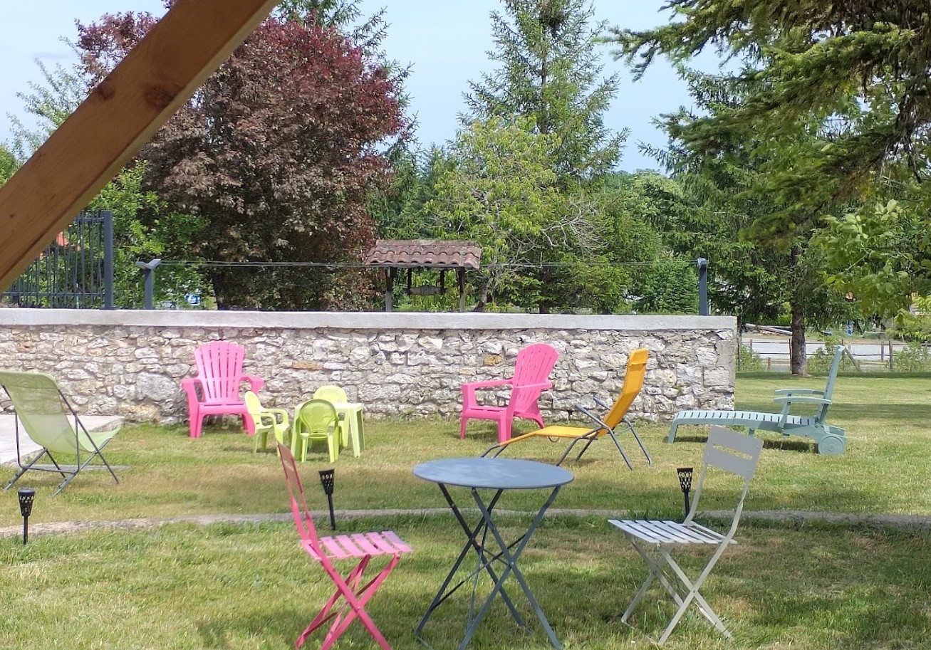 L'espace détente au jardin
